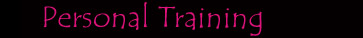 personal training